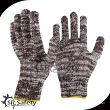 Gants de main de coton moins coûteux SRSafety / gant de travail / gants de sécurité de travail